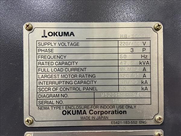 OKUMA MB5000H | 26