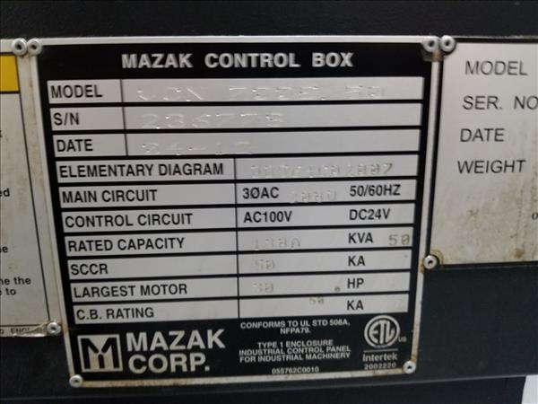 MAZAK VCN 700E-II | 19