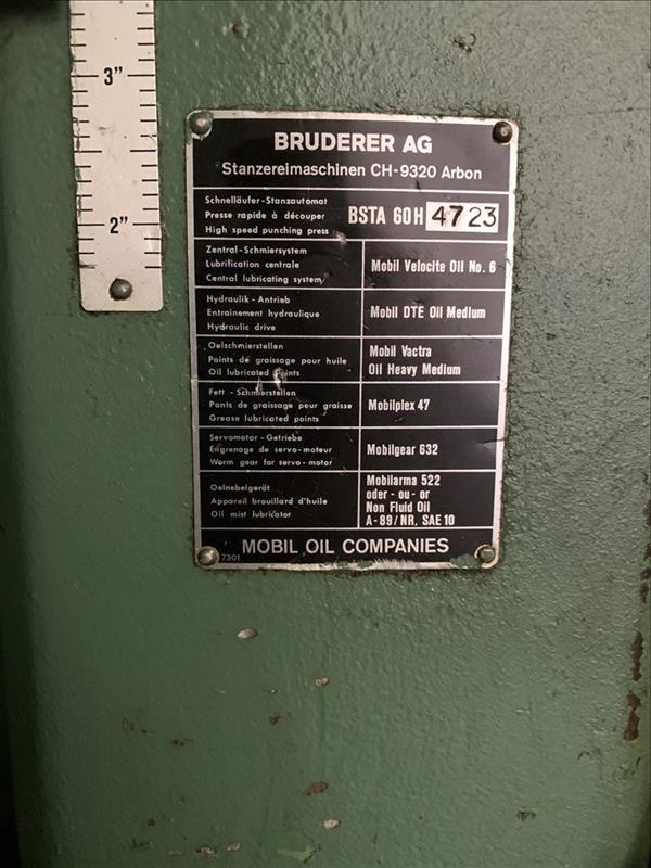 BRUDERER BSTA 60/75 HSL | 4