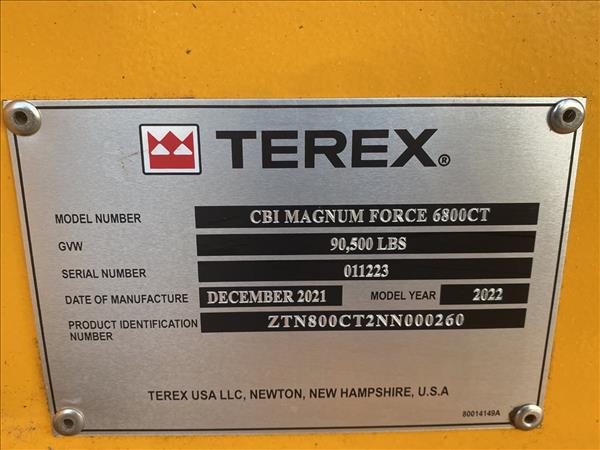 Terex Corporation CBI MAG FORCE 6800CT | 10