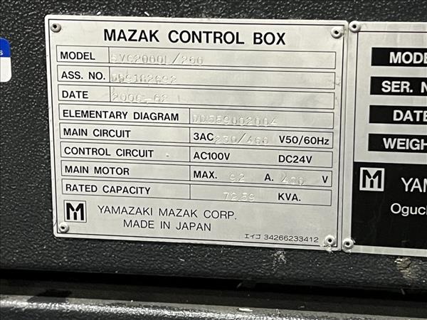 MAZAK SVC 2000L/200 | 19