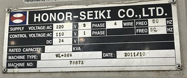 Honor Seiki VL-86A | 7