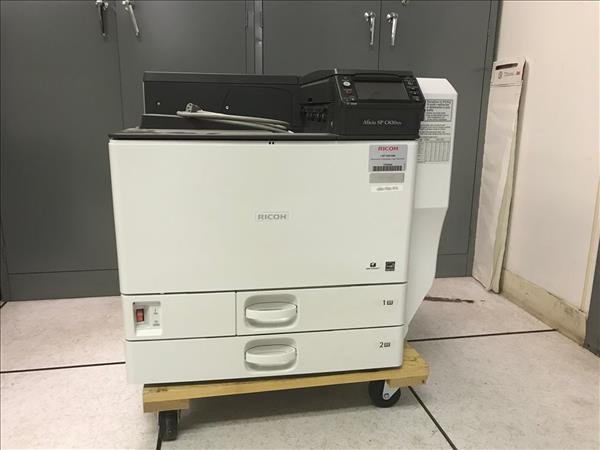 Ricoh SP C830DN Color Laser Printer W/ Extra Black And Color Drum Units, Toner Cartridges